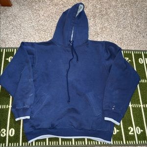 Logo 7 Plain thick hoodie